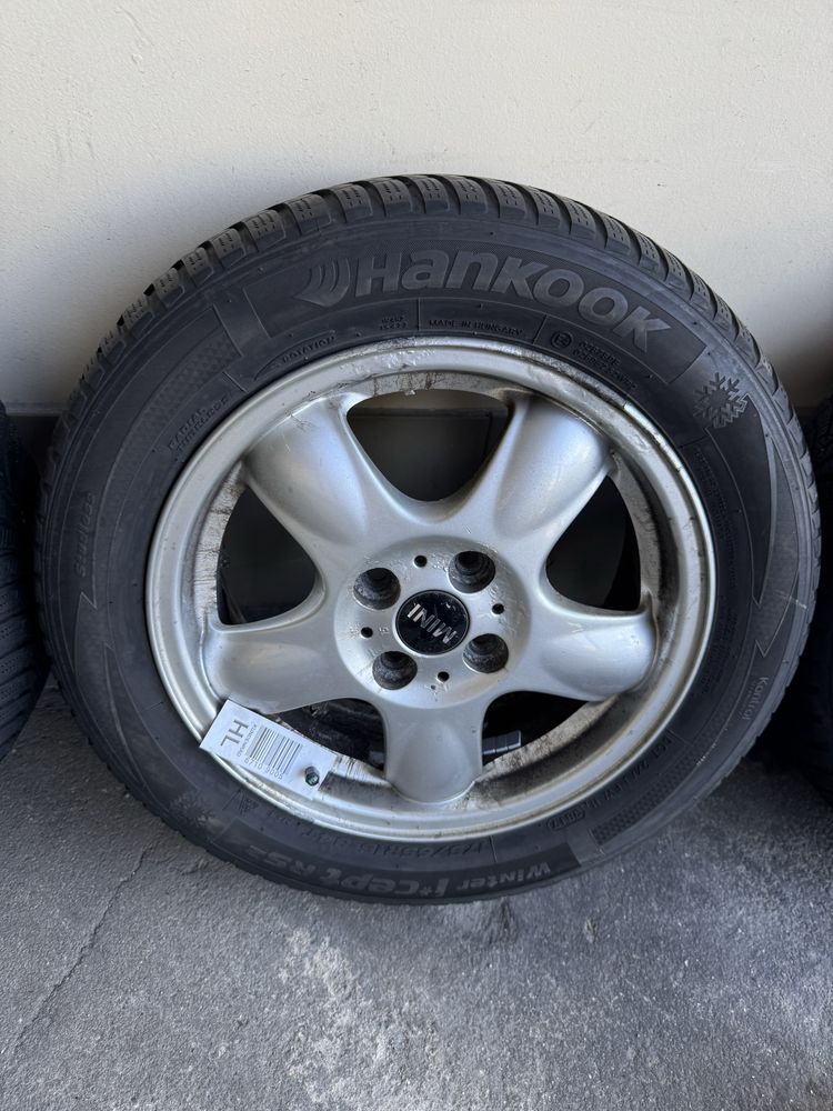Jante 15” mini r56 4x100 com pneus impecaveis