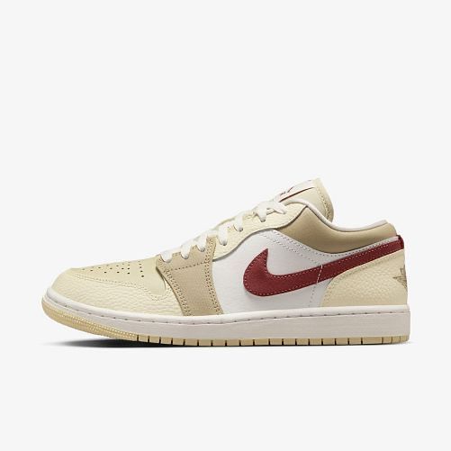 Кросівки air jordan 1 nike low women Desert Khaki найк джордан 23см