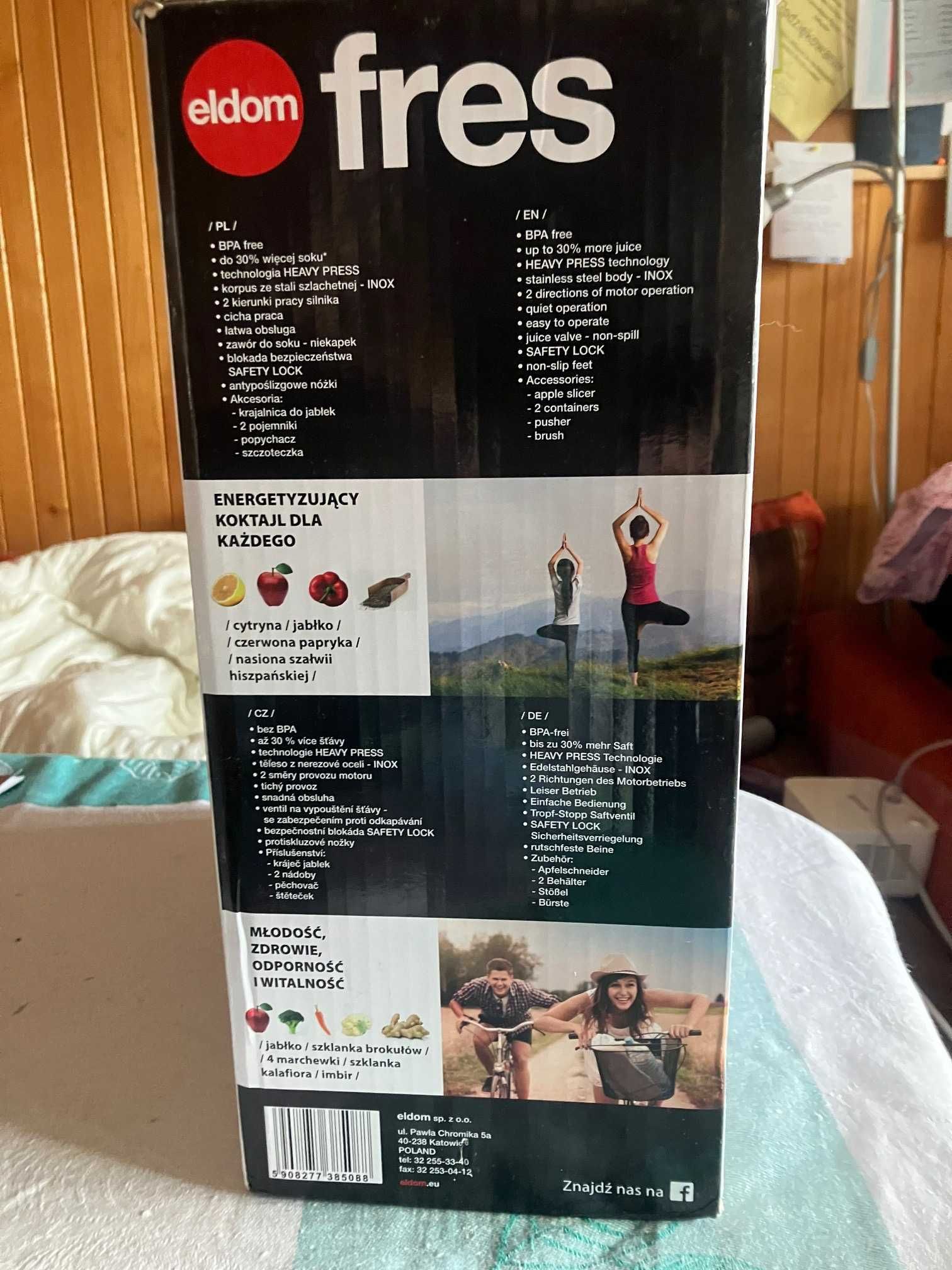 Wyciskarka wolnoobrotowa Eldom PJ300
