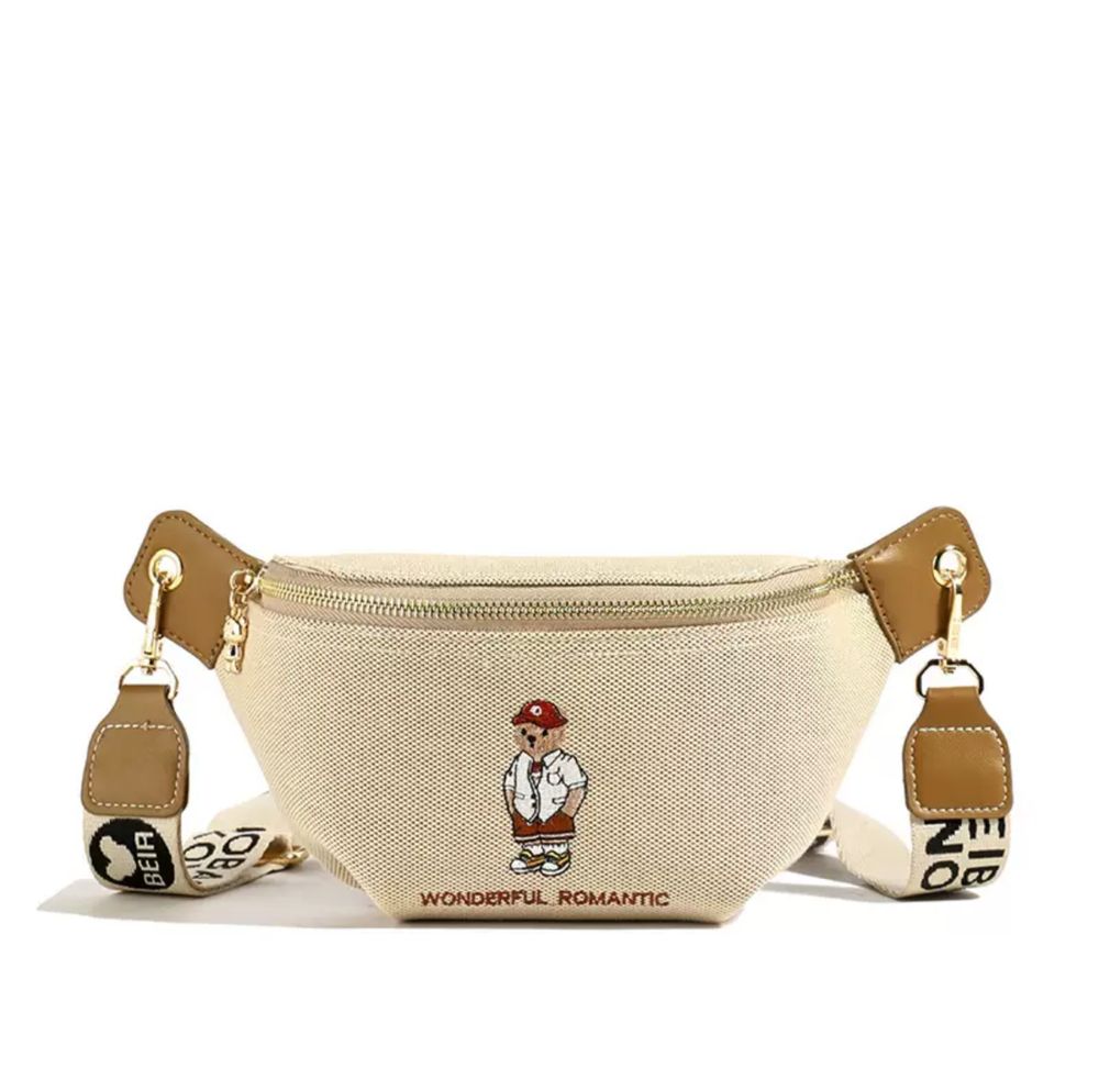 Бананка Piton & Bear у стилі Gucci / сумка через плече