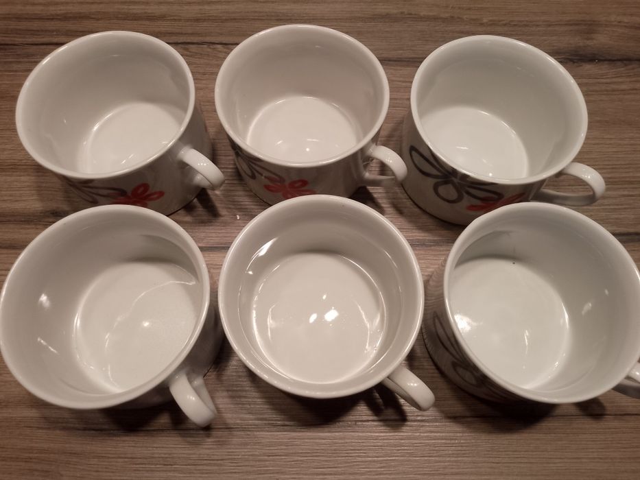 Kubki filiżanki do kawy 6 szt