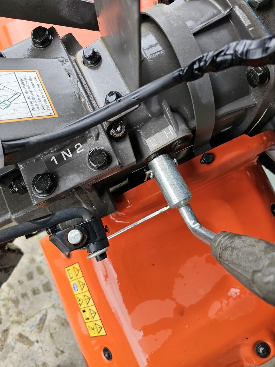 Мотоблок tf545p Husqvarna з причіпом
