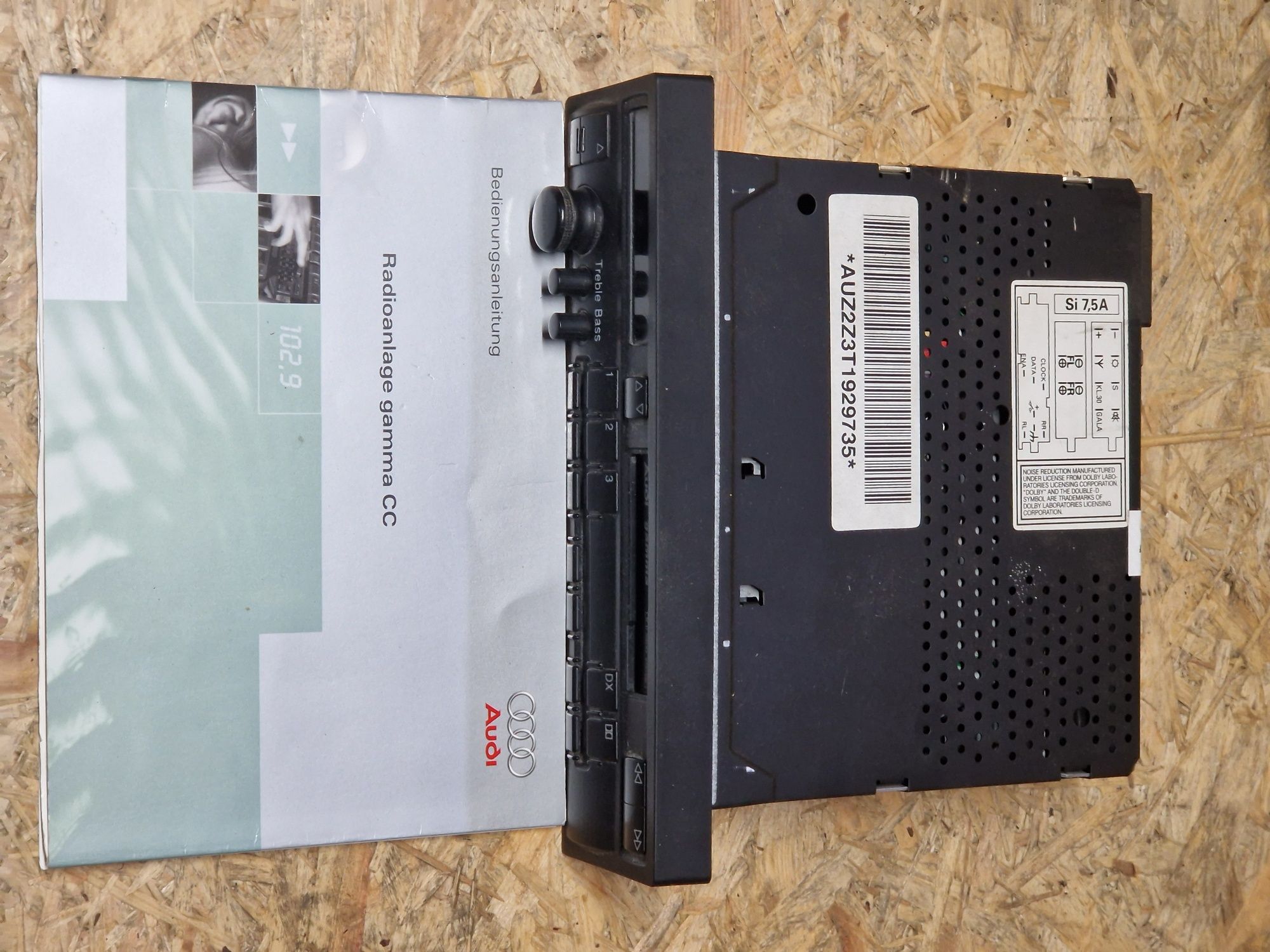 Radio audi a4 b5 audi gamma 4d0.035.186