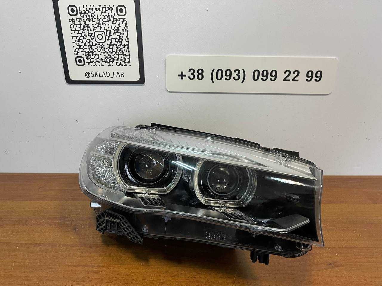 Фара фары BMW X5 F15 X6 F16 bi xenon БМВ Ф15 Ф16 ксенон