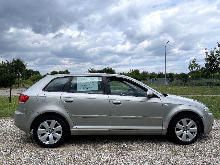 Audi a3 8p sportback  2005 r 2.0 tdi 140 km bkd