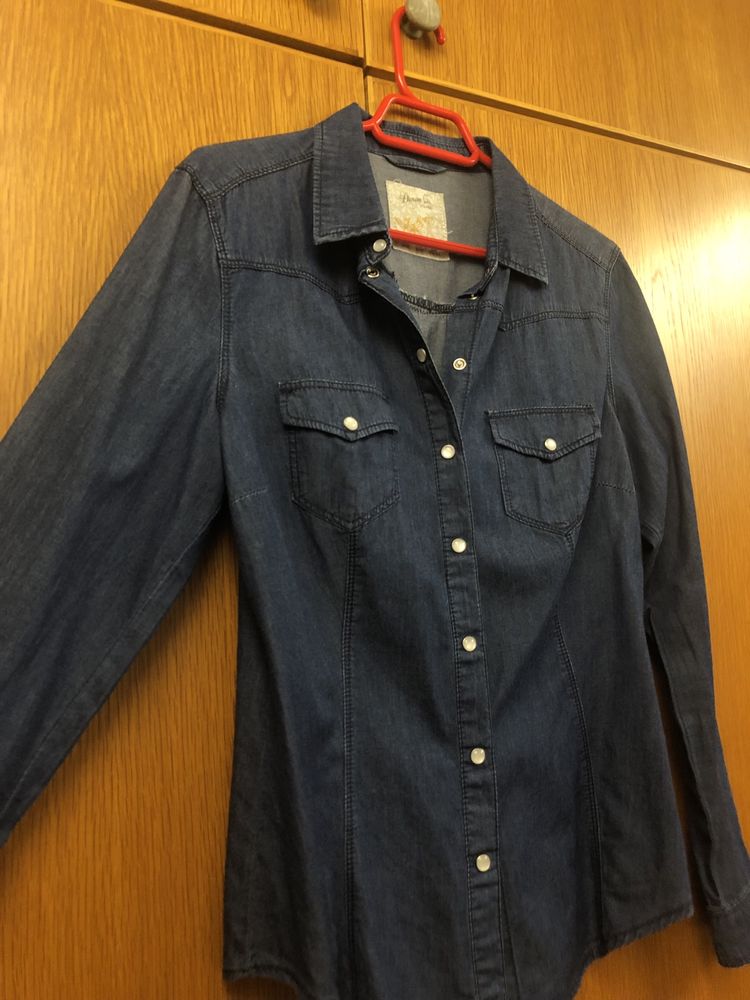 Camisa azul ganga