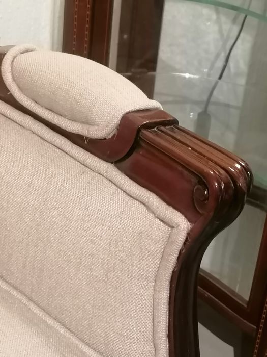 Par clássicas Poltronas (Cadeirões, Bergeres, Cadeiras braços) Luís XV