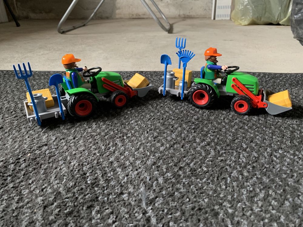 Tratores de agricultor playmobil