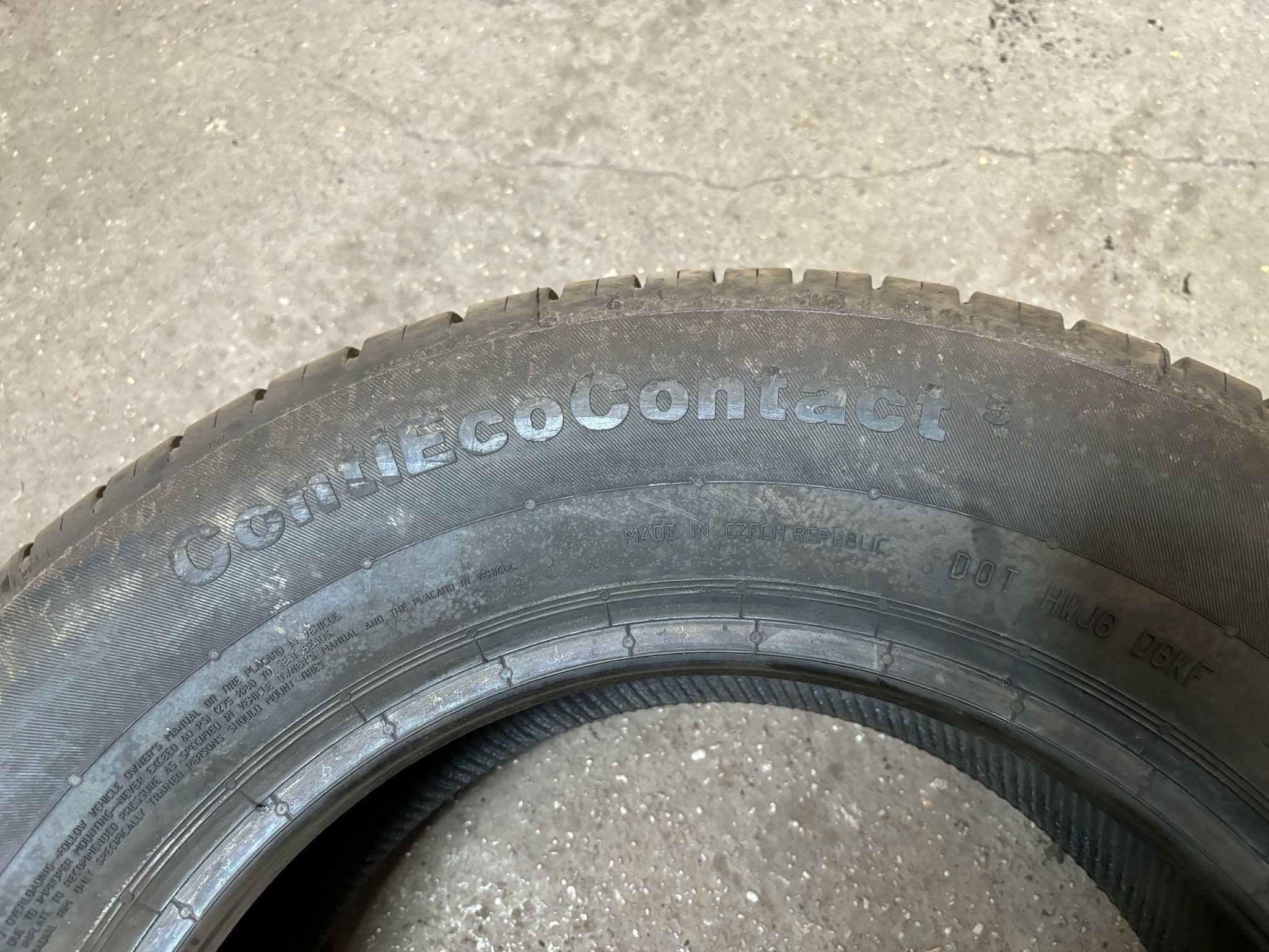 2X Opony Letnie 185/70R14 88T CONTINENTAL ContiEcoContact 5 8MM NOWE!