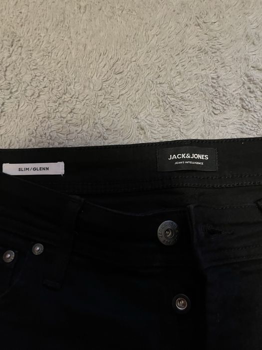 Spodnie materiałowe Jack&Jones czarne rozmiar W32 L30