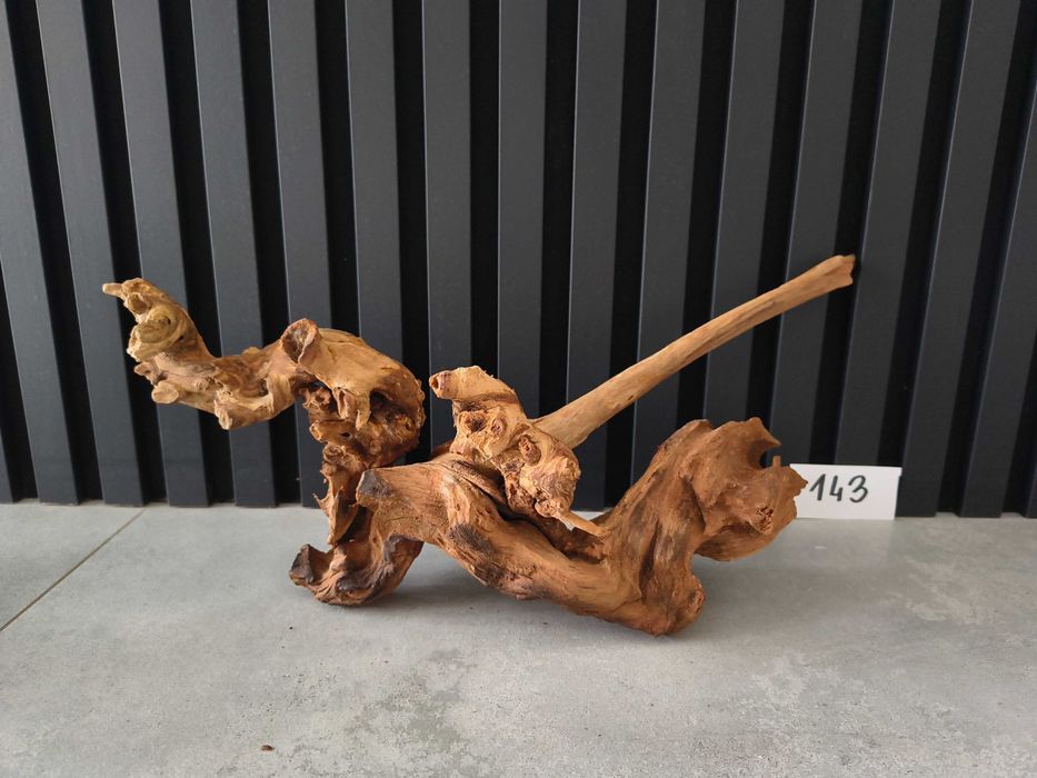 NOWOŚĆ korzeń Bell Wood masywny 39x39x12 do akwarium terrarium 143