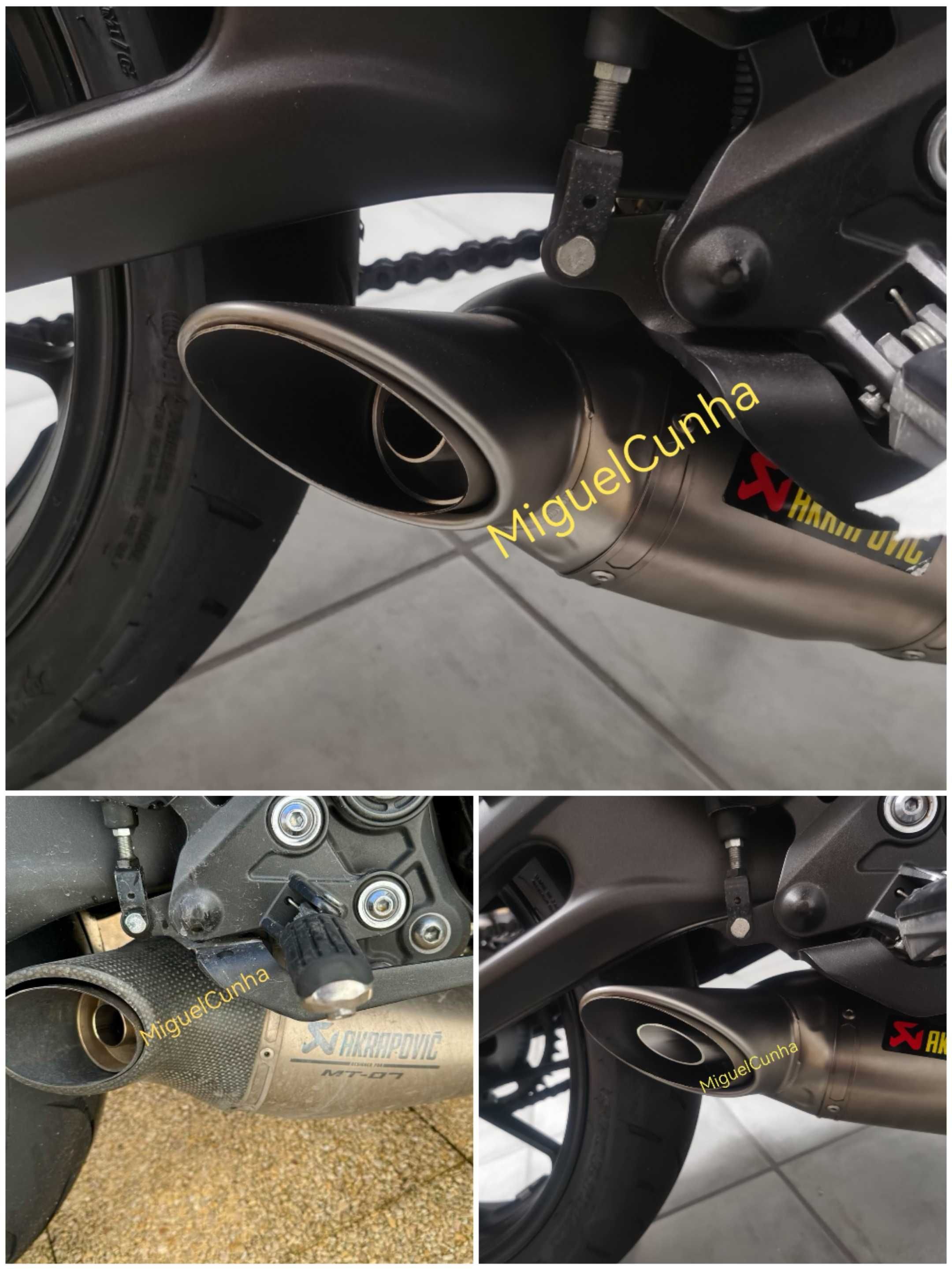 DbKiller para escape Akrapovic Titanium ou Carbon. MT 07 e MT09
