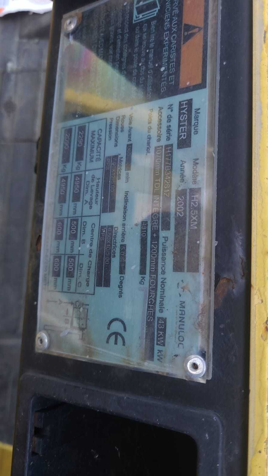 Навантажувач вилковий Hyster H2,5XM Вагоник