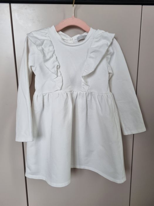 Sukienka Baya 104 śmietankowa biel