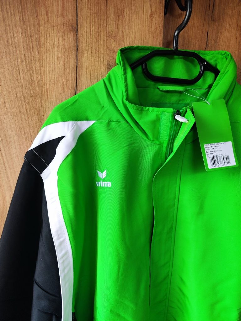 Kurtka sportowa ocieplana polarem Erima, rozmiar XXXL, odpinane rękawy