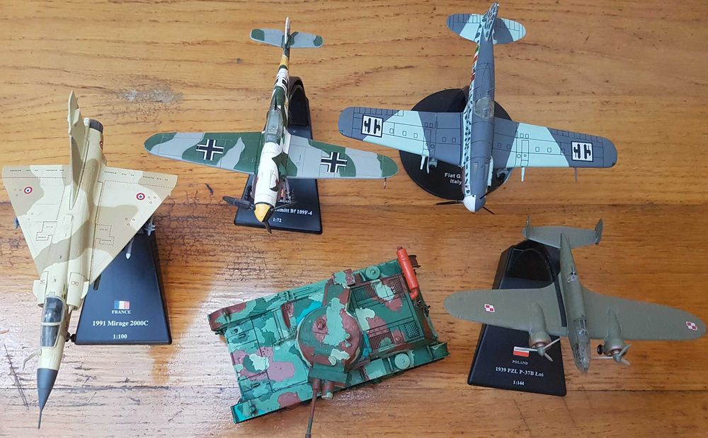 modele samolotów  czołg