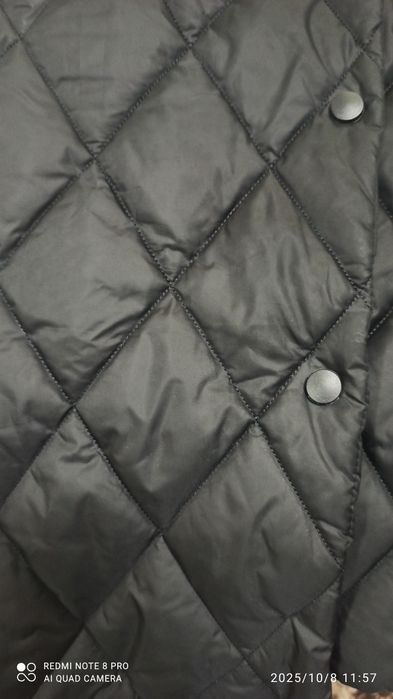 Стёганое зимнее пальто
