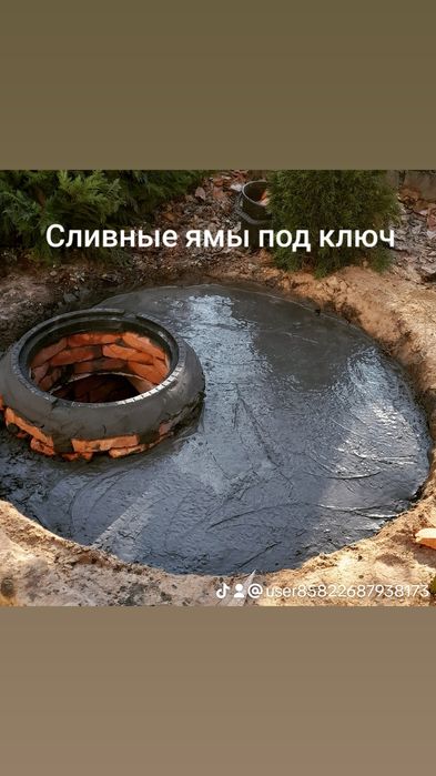 Сливные ямы под ключ. Зливні ями під ключ