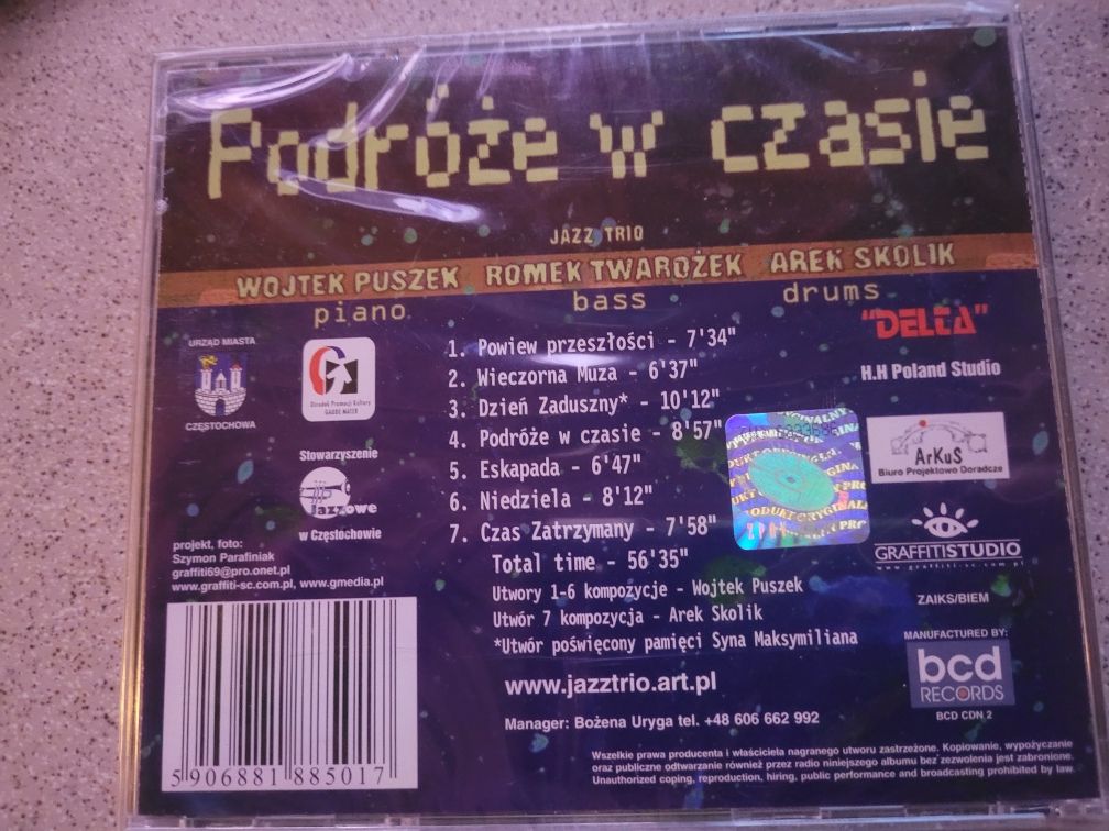 CD W.Puszek, R.Twarożek,A.Skolik Podróże w czasie 2004 BCD /folia