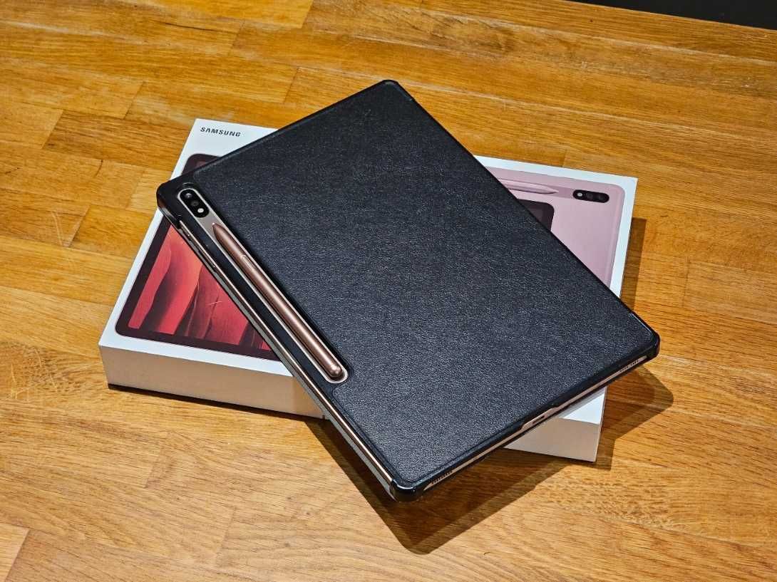 Samsung Galaxy Tab S7 Plus 128GB mystic bronze tablet etui komplet S7+