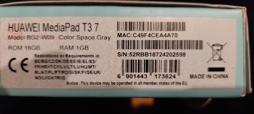 Tablet Huawei MediaPad T3 7