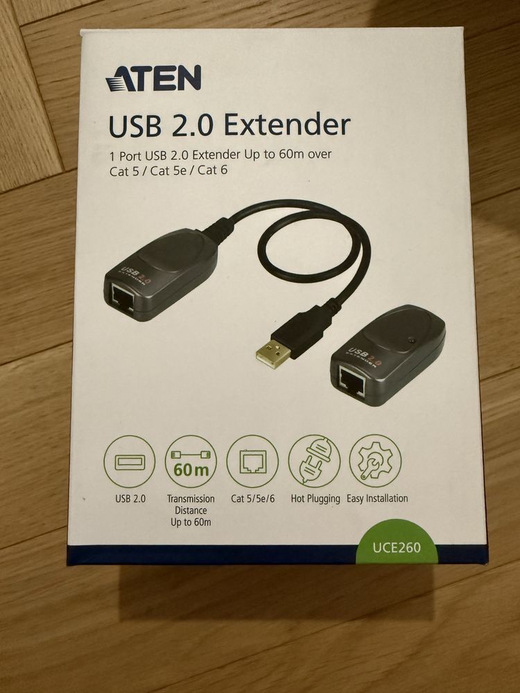 Przedłużacz USB do 60m