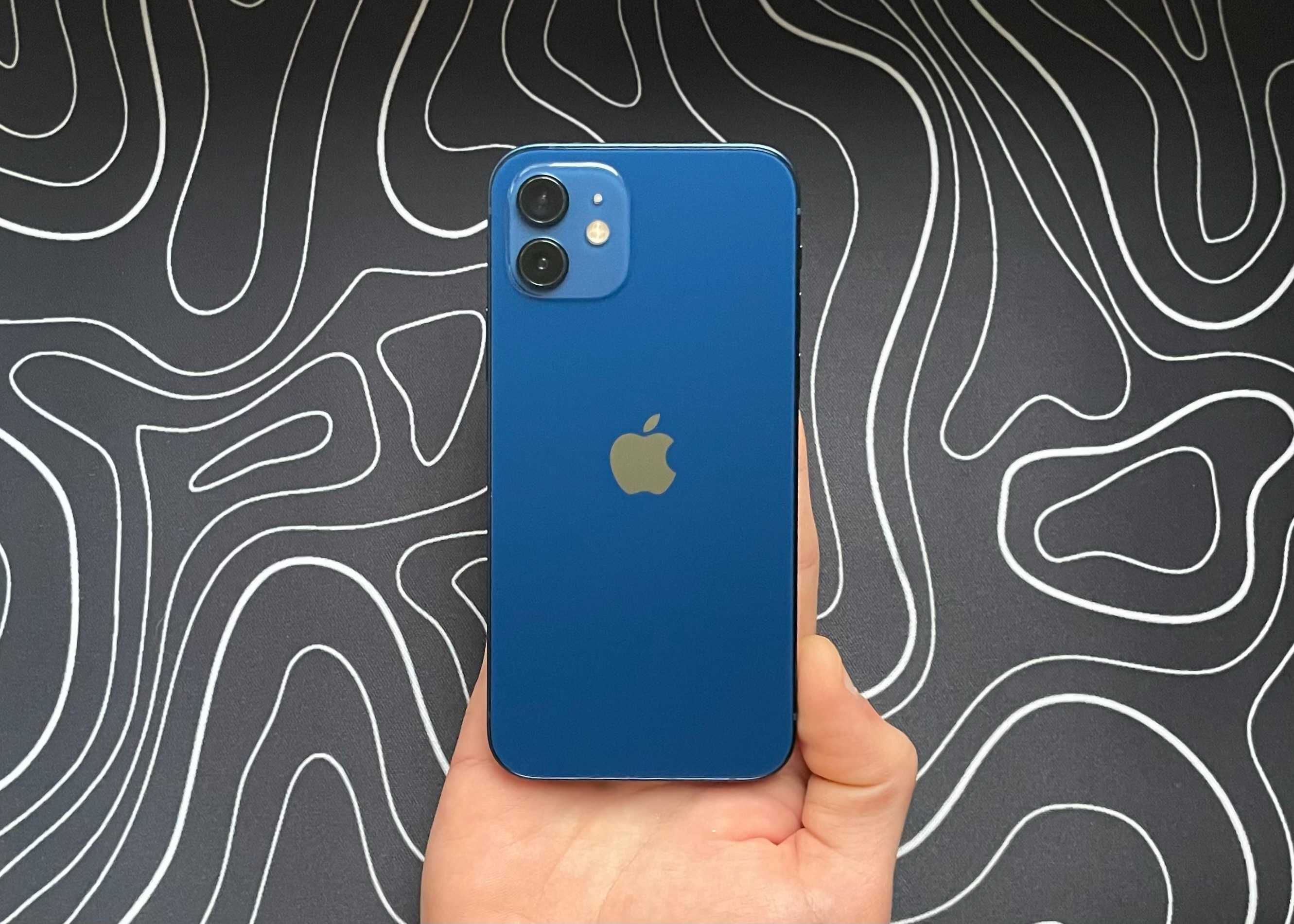 Замечательный iPhone 12 - 64 гб - 86% АКБ - BLUE - NEVERLOCK