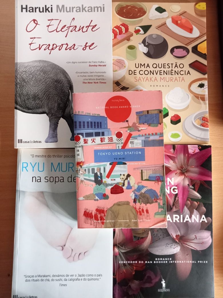 Livros literatura japonesa/coreana