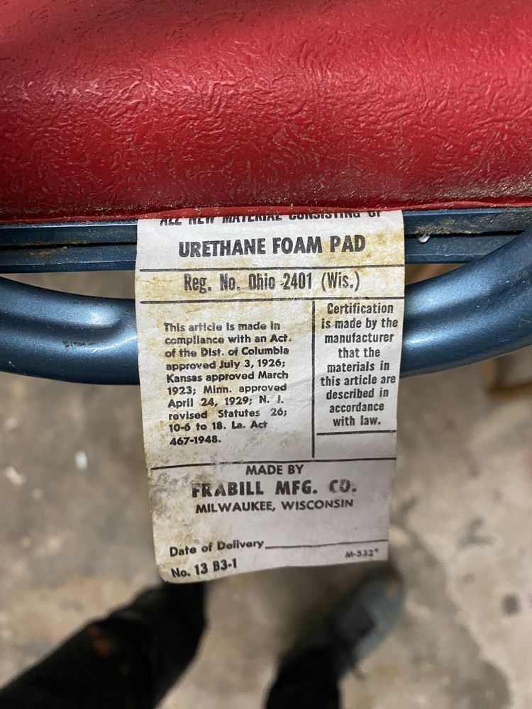 Cadeira acolchoada dobravel fabrill boar seat stadium laranja turquesa