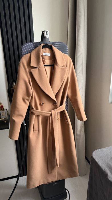 Натуральне шерстяне пальто Chicly розмір S