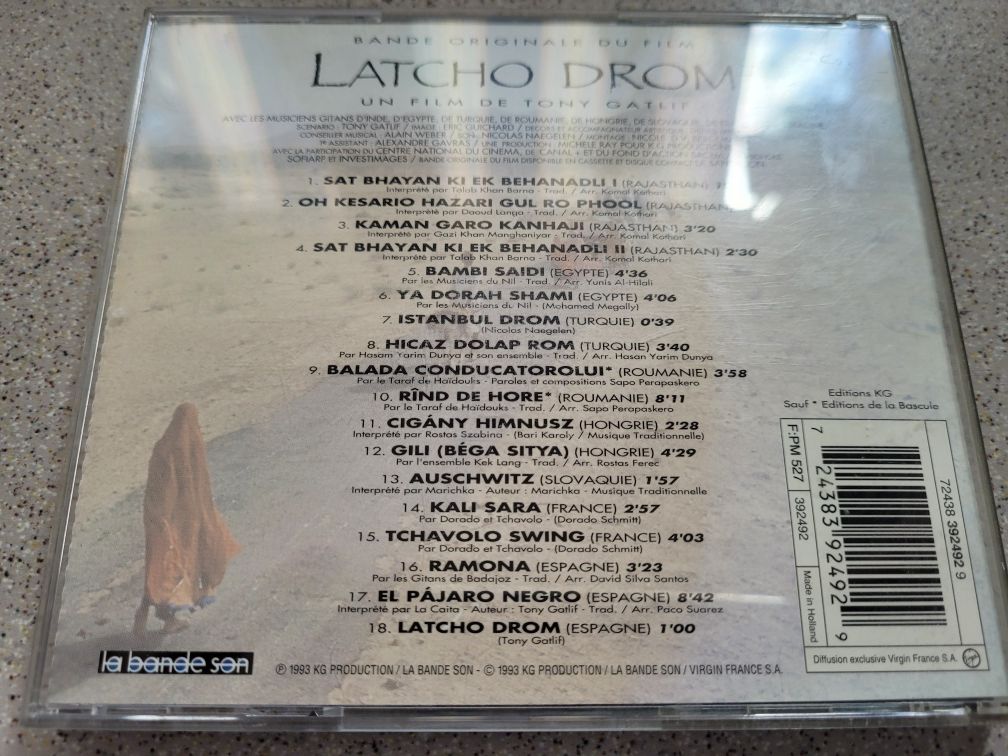 CD Latcho Drom Soundtrack 1993 KG/Virgin France