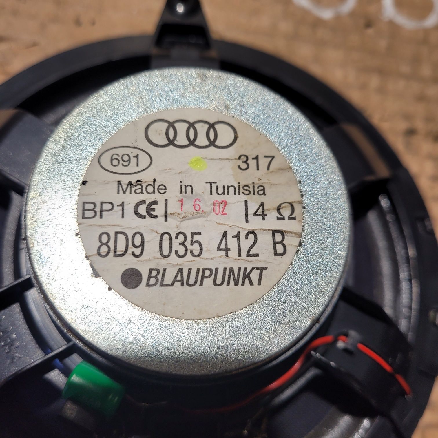 Głośniki drzwi BLAUPUNKT tył lewy prawy audi a4 b5 kombi a3 8l lift