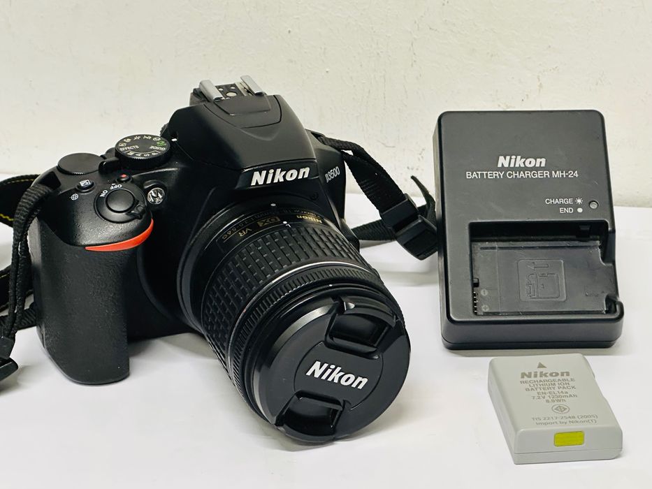 Aparat Nikon D3500 14tyś + obiektyw Nikon AF-P 18-55 1:3.5-5.6 G DX VR