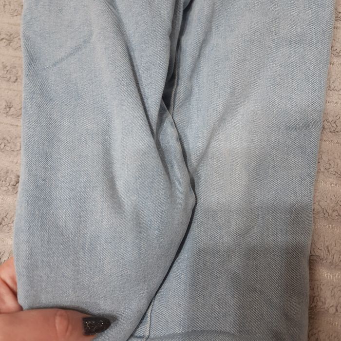 Утеплені джинсові штани, штани зимові на флісовій підкладці 122см