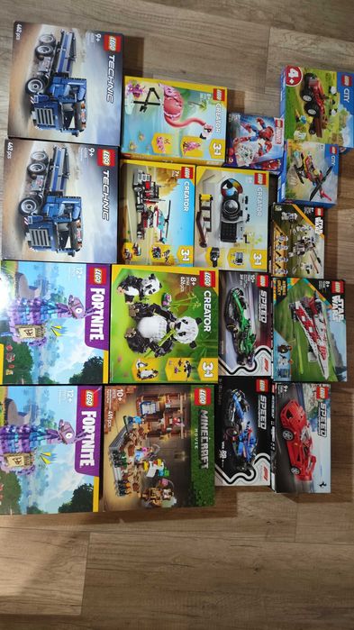 LEGO 17 nowych zestawów! Technic Speed Creator Minecraft Fortnite City