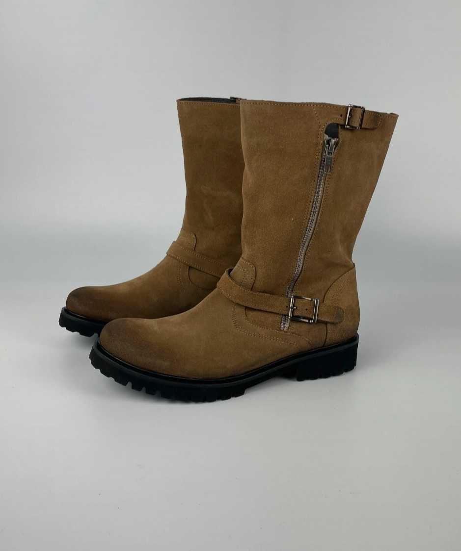 Felmini botki zamszowe brązowe wygodne buty rozm. 40 [399]
