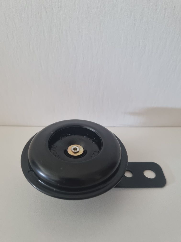 Buzina mota 12V preta