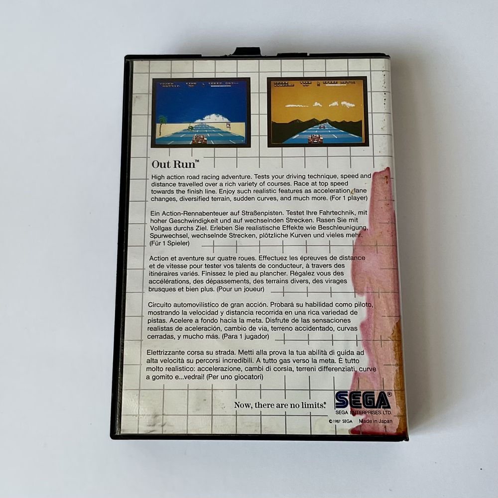 Gra OUT RUN sega master system