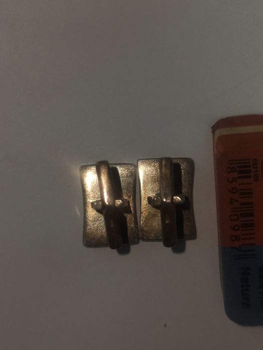 Запонки серебро 875" вес 11,83гр.