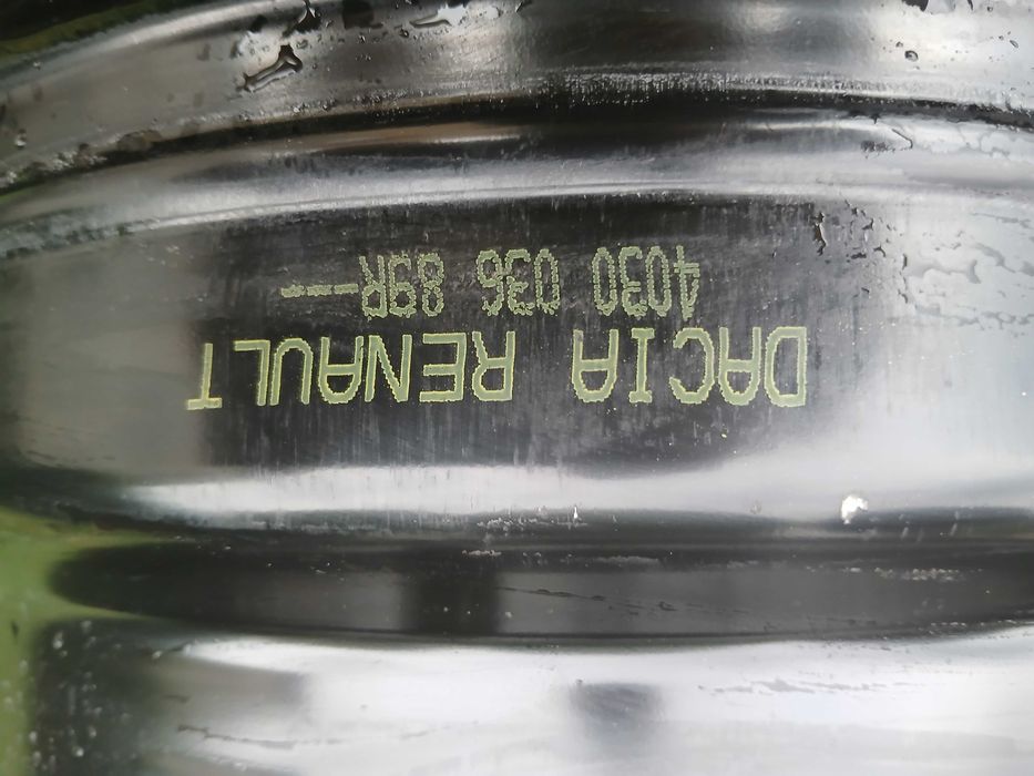 Felgi 15 ET40 + czujniki Dacia Dokker Logan Lodgy Sandero Stepway FVAT