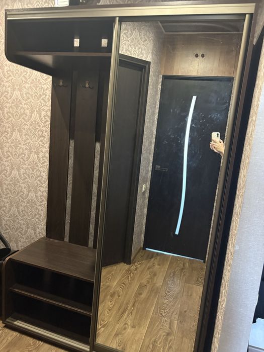 Прихожа купе колір темний венге