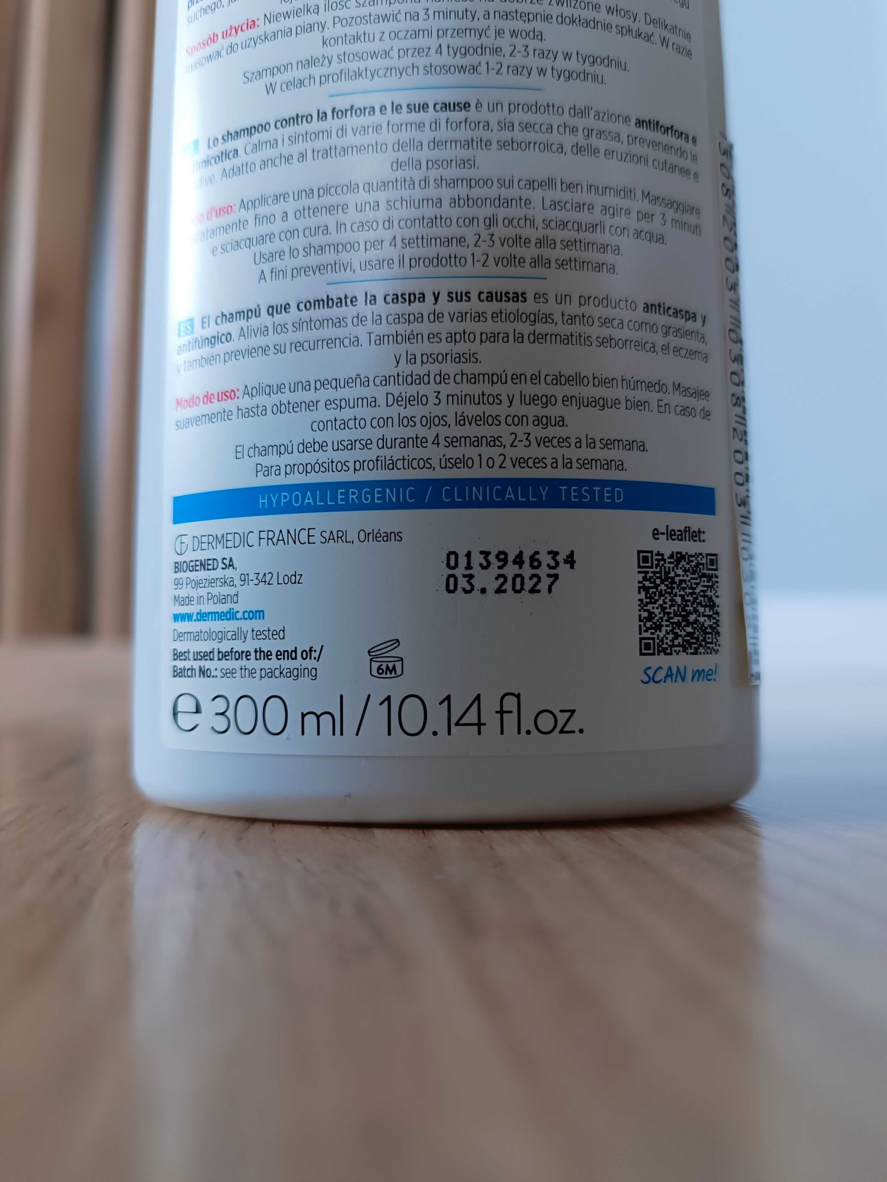 Dermedic Capilarte szampon przeciwłupieżowy 300 ml