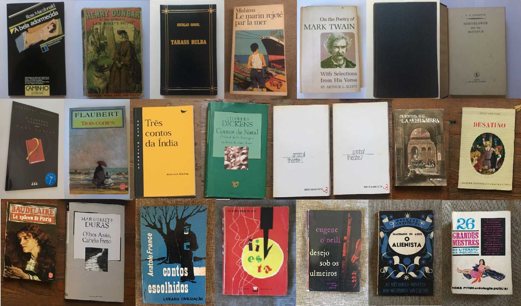 Literatura: Dickens, Calvino, Wilde, Duras, Hemingway, Kafka etc