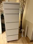 MALM Cómoda c/6 gavetas, branco