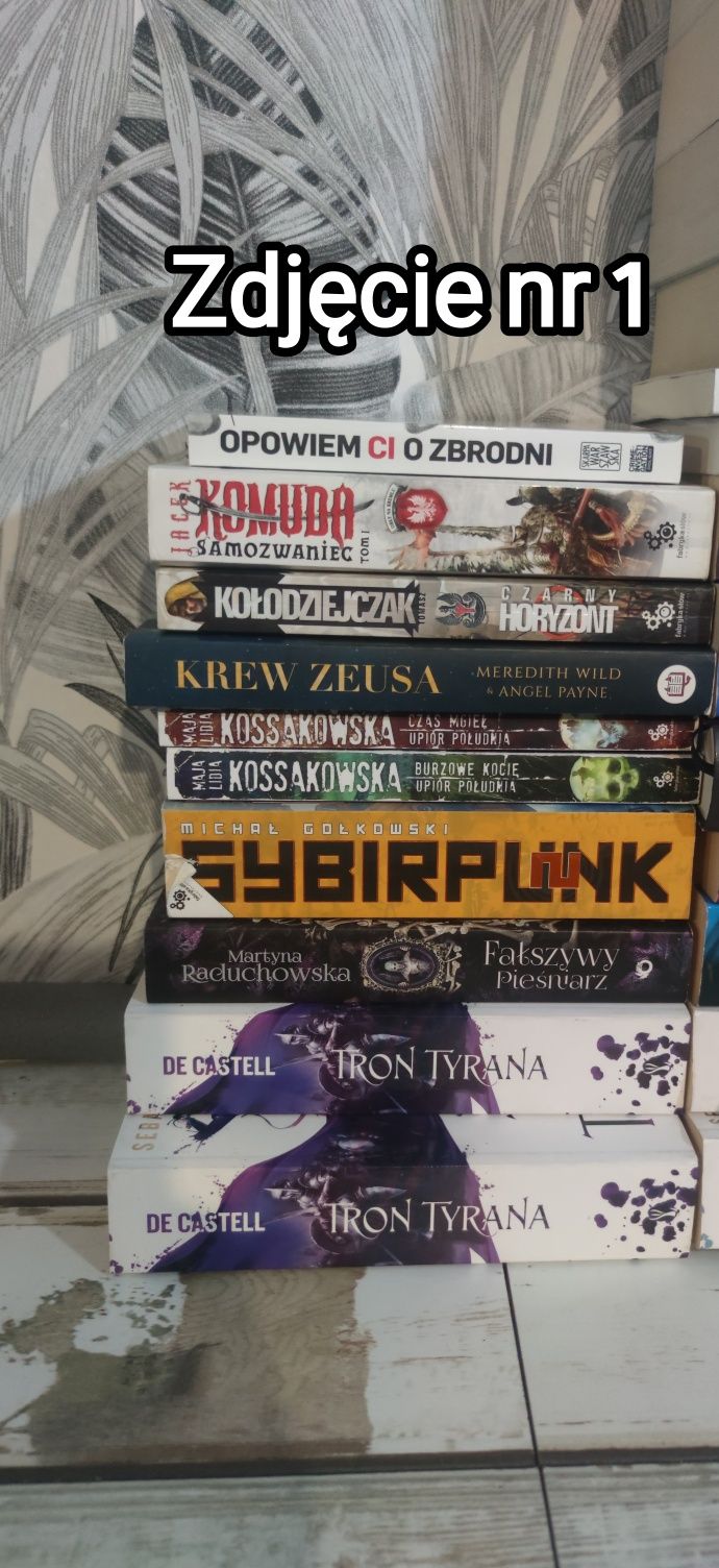 Wyprzedaż książek różne nowe i używane fantasy, kryminał reportaż