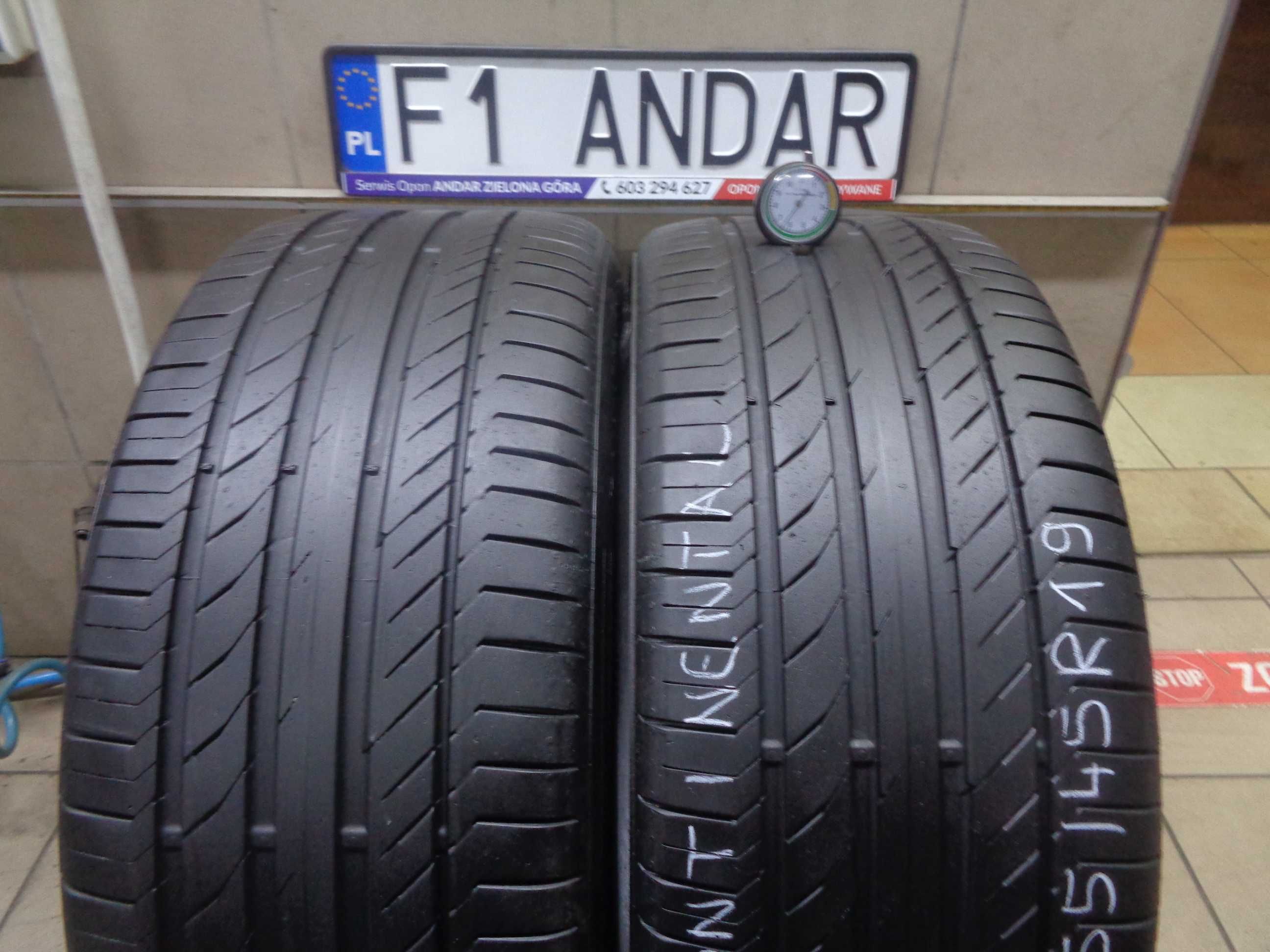 2szt. 255/45R19 Continental ContiSportContact5 , Opony Letnie
