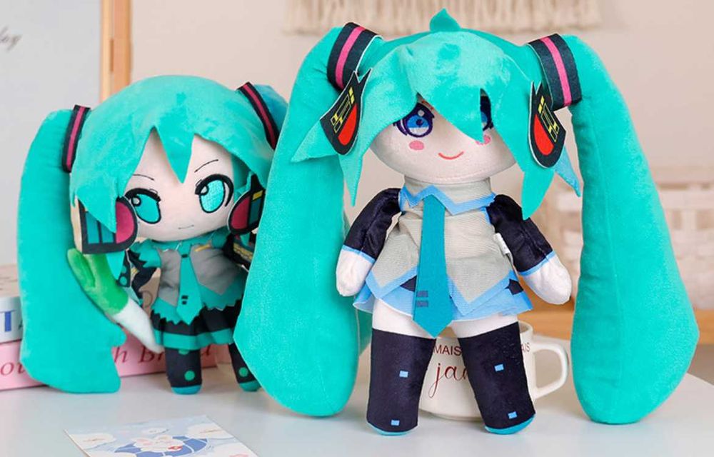 Мягкая плюшевая игрушка Мику Хацунэ - Miku Hatsune - Міку Хацуне