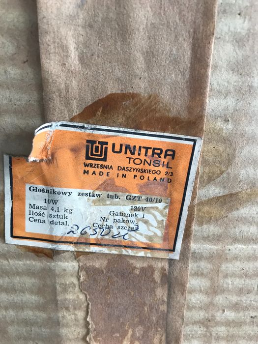 Unitra/Tonsil głośnik tubowy GZT 40/10 PRL megafon lata 70