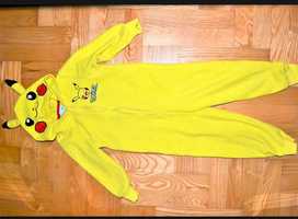 pokemon Pikachu strój piżama przebranie 8/9 lat_128/134 cm