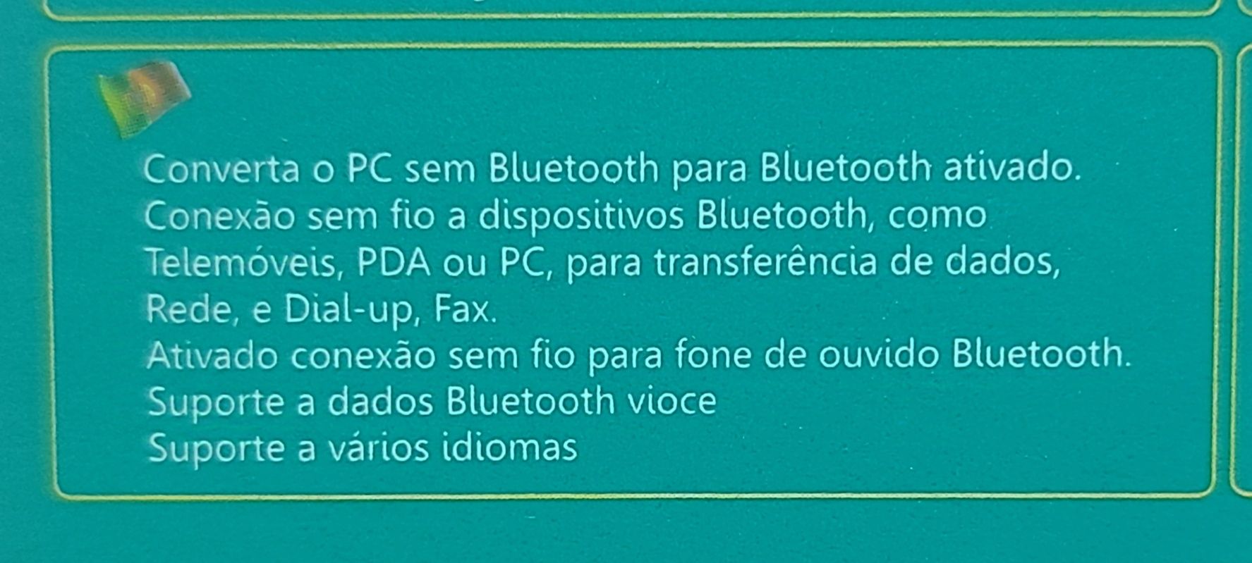Adaptador bluetooth dongle USB wireless - novo